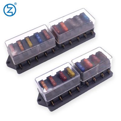 China 4 Blade Fuse 6 8 10 Way Blade Fuse Block Multi Way ATC Waterproof Blade Fuse Holder Automotive Fuse Holders for sale