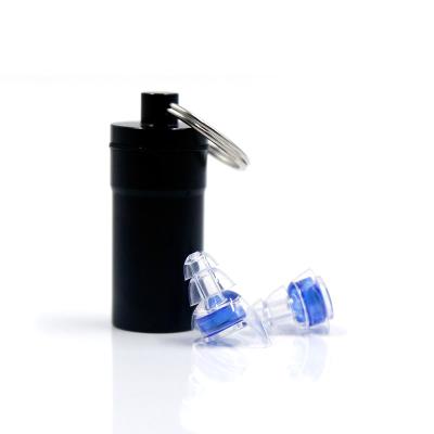 China Safety \ transparent soft silicone earplugs \ comfortable \ musicians disposable with strings for sale