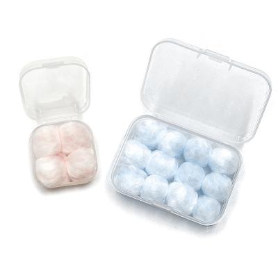 China On Ear CE Noise Reduction Soft Wax Cotton Disposable Ear Plugs for sale