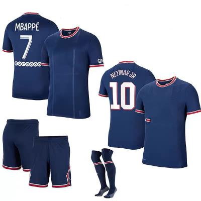 China 2022 Customized Soccer Uniform Quick Dry With Name Number Cheap Soccer Jersey Set Quick Dry Soccer Jersey With Good Quality for sale