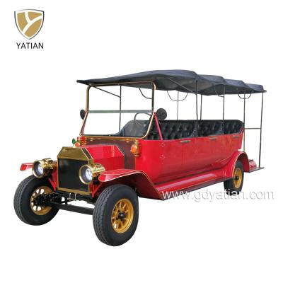 China Chinese Model T Classic Vintage Car for Sightseeing and Sightseeing 8 Passengers for sale