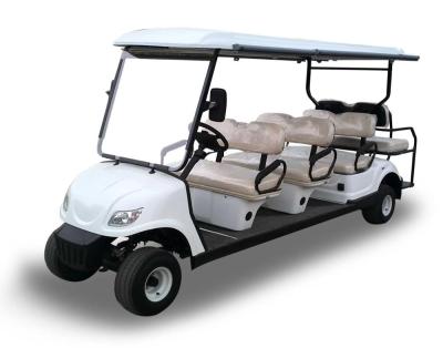 China Golf Place 6+2 Seats Gas Or Electric Golf Cart With Many Color Club Car Golf Cart for sale