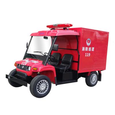 China China Manufacturer 2 Seats Electric Fire Truck Fire Fighting Car 3400*1460*1900mm for sale