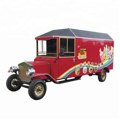 China Guangzhou Ice Cream Customized Mobile Food Trucks Food Trailer Vintage Food Truck In Stock for sale