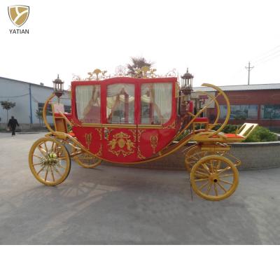 China Unique Luxury Sulky Carriage Marathon Horse Carriages For Sale The Royal Horse Carriage for sale