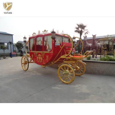 China New Pattern Antique China Horse Wedding Carriage Royal Horse Carriage for sale