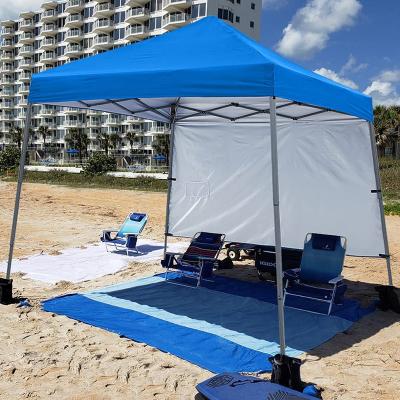 China Larger Outdoor Automatic Folding Gazebo Beach Tent Cabin Canopy Tent 10*10ft Aluminum Frame With 600d Oxford Canopy for sale