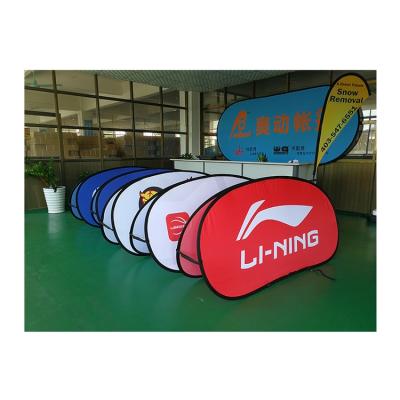 China Flex Banner Big Stand Horizontal Foldable Hanging Pop Up Banner And Frame Flags for sale