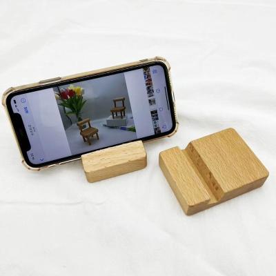 China PORTABLE Creative Wooden Bamboo Wooden Smart Stand Holder Factory Sale Wooden Display Stand for Phone and Tablets for sale