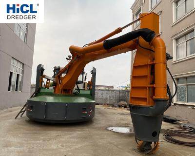 China Construction material stores HICL shipyard HWMD250 800m3/h high quality sand mining watermaster dredge sale / amphibious buggies / swamp / floating swamp / excavator for sale