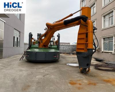 China Construction material shops HICL shipyard water master dredging bucket amphibious dredger plant/dredging machine small area for water construction project for sale