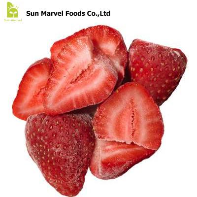 China Great Value FROZEN Sliced ​​Strawberries No Sugar Added Price for sale