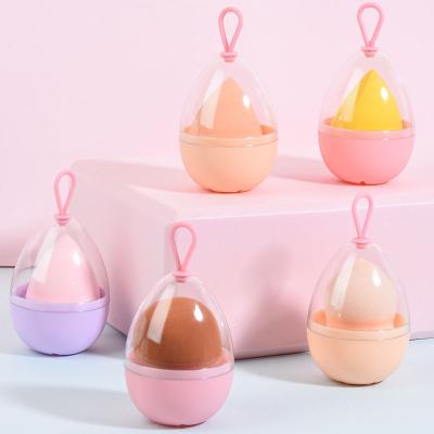 China Makeup Factory Makeup Blender Beauty Packaging Non-latex Makeup Sponge Case Hydrophilic Wholesale Sponge Blender Low MOQ With Custom Logo for sale