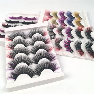 China Full Mink Eyelash Vendor 3d Mink Eyelashes 16mm 25mm Private Label 5d Thin Thick Lashes for sale