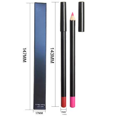 China Waterproof Matte Lipliner Pencil Private Label Lipliner Sunscreen Cosmetics Lip Liner 12 Colors for sale