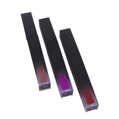 China Wholesale Custom Unique Wholesale Container Waterproof Private Label Lip Gloss Factory Matte Lip Gloss With Brush for sale