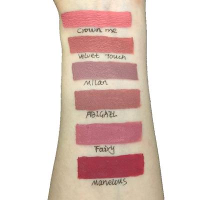 China Popular Nude Colors Waterproof Matte Lip Gloss Unique And Charming Color Liquid Lipstick For Makeup for sale