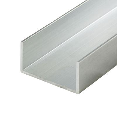 China Industrial Customized 6063-T5 Powder Coated Aluminum Extrusion C Channel Profile Manufacturer for sale