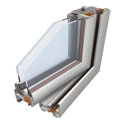 China Factory supplier folding screen alluminium extrusion aluminum doors and windows frames profile for sale for sale