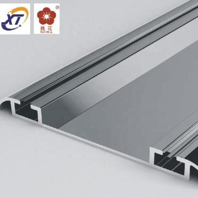 China Profile Extruded Aluminum Sliding Door Aluminum Channel, Aluminum Track Profiles, Aluminum Profile For Sliding Wardrobe Door for sale