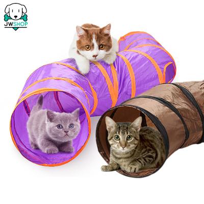 China Collapsible Pet Toy To Play Cats Rabbit Funny Kitten Training Collapsible Design Of Cat Tunnel Tube House Toys Viable Form Pet Cat Toys S for sale