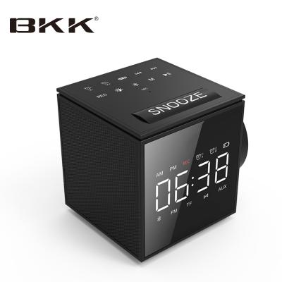 China New Projection PORTABLE FM Radio Dual Alarm Clock With Synchronized Playback, TF Card J23 for sale