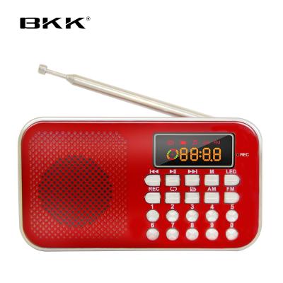 China Hot Selling Digital Display Digital FM Radio Portable AM/FM Rechargeable Radio with Backrest (L-218D) for sale