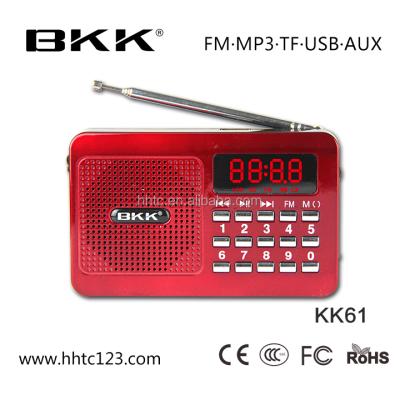 China BKK PORTABLE portable fm radio speaker (KK61) for sale