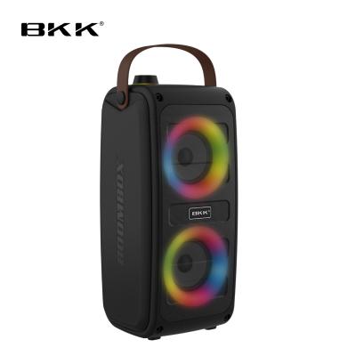 China Hot Selling LED Colorful Light New Design OEM Logo Extended Power 10W Bluetooth Audio Wireless Speaker with FM Radio (B87) for sale