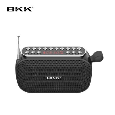 China Digital Display FM Digital Bluetooth Speaker Mini FM Radio High Quality Digital USB Radio With Mp3 Player (J60) for sale