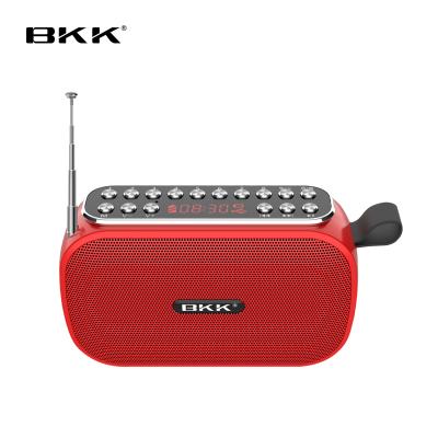 China New Design FM Digital Digital Display Pocket Radio Portable Bluetooth Speaker with TF Card (J60) for sale