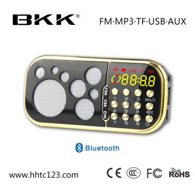 China Mini Pocket fm radio with bluetooth speaker multimedia speaker (Q60BT) for sale