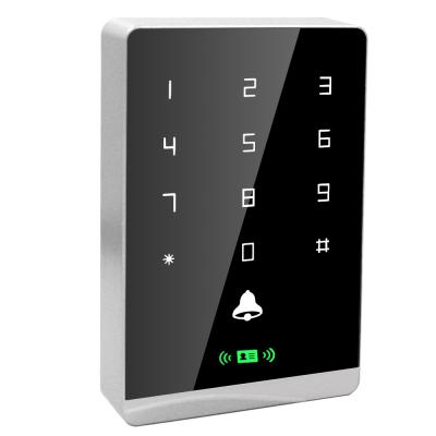 China Access Controller Touch Screen Keypad Reader Standalone Access Control Waterproof/Waterproof RFID 125kHz 13.56MHz System for sale