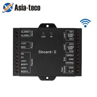 China Mini Wifi 2 Door Sboard-II Dual Door Relay Access Control Panel 2100 Wiegand 26-37 Users APP Control Panel-II Wifi Access Control Board Panel for sale