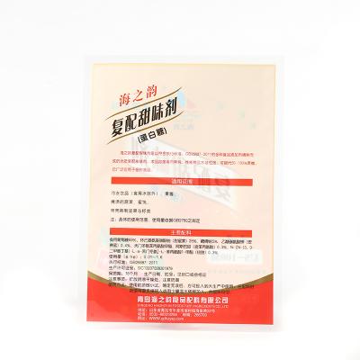 China Shock Resistance Manufacturer Supply Custom Design Food Packaging Seasoning Pouches With Flat Bottom for sale