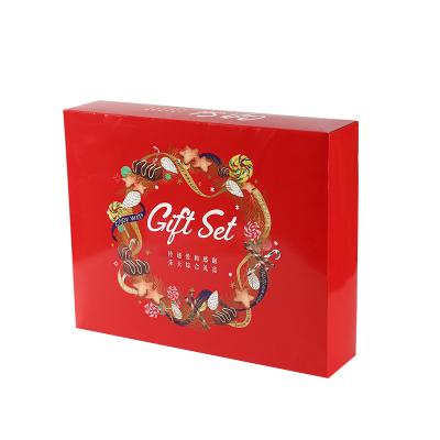 China Recyclable Product Packaging Custom Red Boxes Packaging Paper Box Gift Boxes for sale