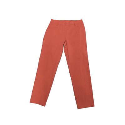 China Anti-wrinkle women's fashion office casual pants, straight pants, ankle-length pants for sale