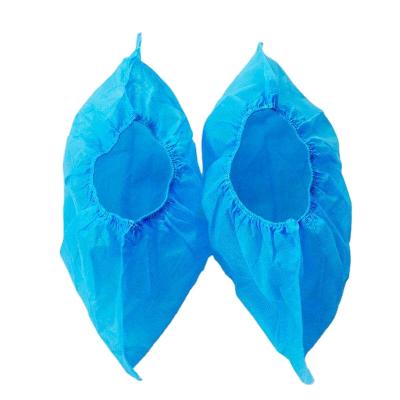 China Dispensaries Clinics Dental Labs High Quality Disposable Blue Nonwoven Isolation Shoe Cover for sale