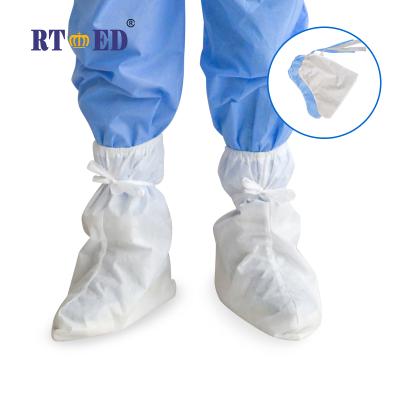 China Disposable Medical Shoe / Dispensaries Clinics Dental Labs Boots Covers PP+PE Non Woven Fabric for sale