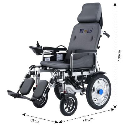 China Artificial Smart Robot High-tech Equipment Rehabilitation Electric Wheelchair Carbon Steel Folding Health Care Life for sale