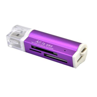 China IUSB Pro Multifunctional High-speed USB 2.0 for Memory Card Support Reader for SD/TF/m2/MS for car/mobile phone compu for sale