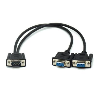 China Automotive DB9 2 Male To Female Serial Extended Rs232 9 Pin Serial Cable For Custom HDTV Computer Computer Monitor Set for sale