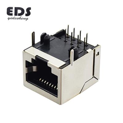 China Cheap Price 8P8C LED POE PCB Jack Shielding Ethernet RJ45 PCB Connector for sale