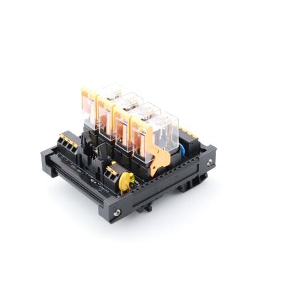 China RY1R-4NP-S 4 Channel 10A 250VAC/30VDC DIN Rail Mount Sealed Relay Module for sale