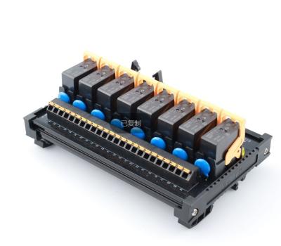 China RY1R-8NP-S Sealed Plug In Relay Module 8 Channel 10A 250VAC/30VDC DIN Rail Mount Relay Module for sale