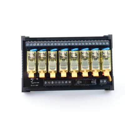 China RY1S-8NP Manufacturer 8 Channel 2.2mA 24VDC Relay Module Control Sealed Professional Relay Module for sale