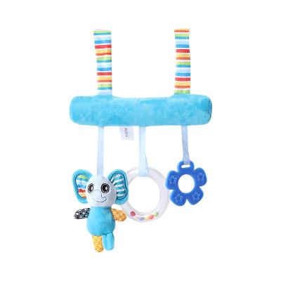 China Eco-Friendly Baby Crib Hanging Toy Hanging Rattle Cart Pendant Interactive Early Education Tool Newborn Stroller For 0-3 Years for sale