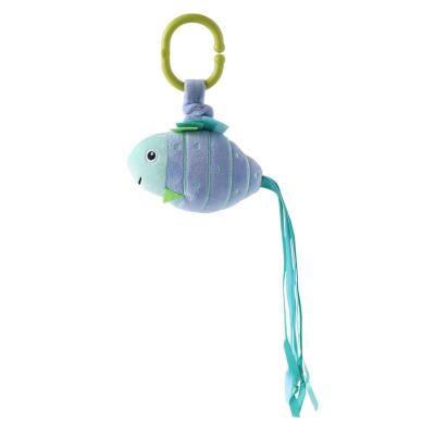 China Eco-friendly Baby Plush Stroller Toys Baby Ratchets Animal Hanging Mobiles Cartoon Bell Educational Baby Toys 0-12 Months for sale