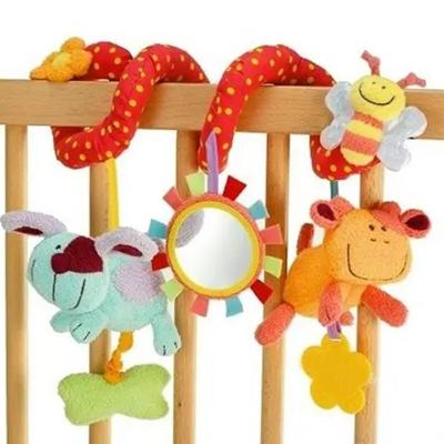 China Children Playing New Arrival Hanging Crib Mobile Baby Spiral Plush Infant Toys For Crib Bed Stroller Car Seat Toy for sale