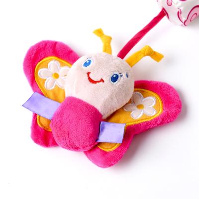 China Wholesale Eco-Friendly Hanging Rattle Car Seat Crib Wind Rings Learning Toy Crib Toy Hanging Stuffed Infant Plush Toy for sale